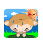 Sunny Day naughty monkey (Lively)（個別スタンプ：10）