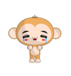 Sunny Day naughty monkey (Lively)（個別スタンプ：24）