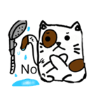 Ow, No！ A slacker cat appears？（個別スタンプ：27）