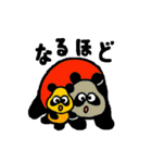 Coloful panda family 1（個別スタンプ：31）