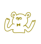 YellowHaterBear(without word)（個別スタンプ：4）