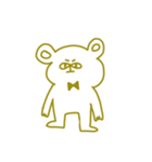 YellowHaterBear(without word)（個別スタンプ：6）