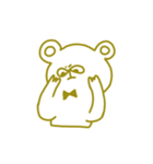 YellowHaterBear(without word)（個別スタンプ：7）