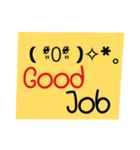 Post-it Emoji（個別スタンプ：4）