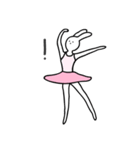 Freestyle Ballet Dancing Rabbit（個別スタンプ：7）