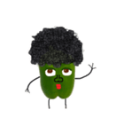 Afro Green Pepper 8stanps（個別スタンプ：6）