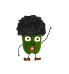 Afro Green Pepper 8stanps（個別スタンプ：7）