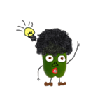 Afro Green Pepper 8stanps（個別スタンプ：8）