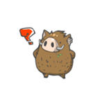 Wild boar baby（個別スタンプ：2）