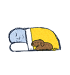 Sleeping blue man（個別スタンプ：6）