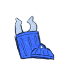 Sleeping blue man（個別スタンプ：13）