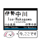 私鉄の大阪線 今この駅だよ！タレミー（個別スタンプ：26）