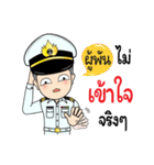 Thai Navy Name (PooPan)（個別スタンプ：35）