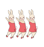 Rabbits in town（個別スタンプ：23）