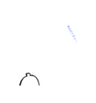 無言ちゃんの小声スタンプ（個別スタンプ：35）