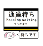 私鉄の京都線 いまこの駅だよ！タレミー（個別スタンプ：35）