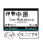 近鉄の山田線 鳥羽線 志摩線 今この駅だよ（個別スタンプ：2）