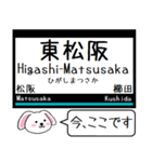 近鉄の山田線 鳥羽線 志摩線 今この駅だよ（個別スタンプ：5）