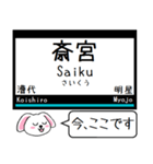 近鉄の山田線 鳥羽線 志摩線 今この駅だよ（個別スタンプ：8）