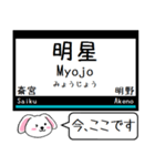 近鉄の山田線 鳥羽線 志摩線 今この駅だよ（個別スタンプ：9）