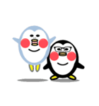 Move it！ Double Chin penguin san（個別スタンプ：16）