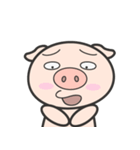 Buboo Pig (letterless)（個別スタンプ：26）