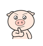 Buboo Pig (letterless)（個別スタンプ：38）