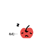 真っ赤なリンゴ（個別スタンプ：21）