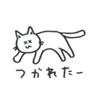 我が家のねこさん【しろねこ・イエロー】（個別スタンプ：31）