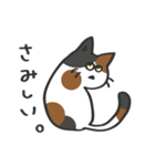 我が家のねこさん【みけねこ・イエロー】（個別スタンプ：33）