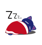 Star Blue Batcat（個別スタンプ：8）