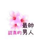 Sweet Power Flowers (Cherry Blossoms)（個別スタンプ：13）