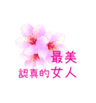 Sweet Power Flowers (Cherry Blossoms)（個別スタンプ：14）