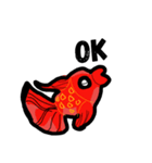 goldfish in a fishbowl（個別スタンプ：2）