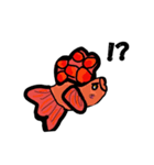 goldfish in a fishbowl（個別スタンプ：5）