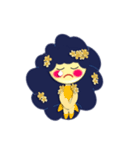 Little Flora and Baby Sheep（個別スタンプ：2）