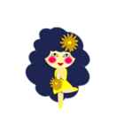 Little Flora and Baby Sheep（個別スタンプ：5）