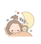 ぽしゃぽしゃ系女の子のスタンプ（個別スタンプ：2）