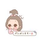 ぽしゃぽしゃ系女の子のスタンプ（個別スタンプ：40）