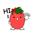 Tomato girl coming（個別スタンプ：2）