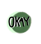 YES NO OKAY！！！（個別スタンプ：4）