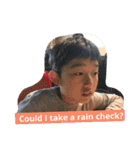 could I take a rain check（個別スタンプ：33）