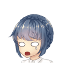 WeiWei with blue hair（個別スタンプ：10）