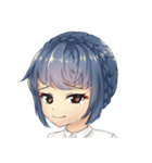 WeiWei with blue hair（個別スタンプ：15）