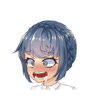 WeiWei with blue hair（個別スタンプ：16）