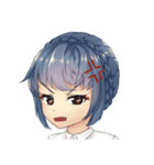 WeiWei with blue hair（個別スタンプ：30）