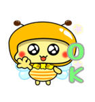 Fat little bee. BEE32（個別スタンプ：32）