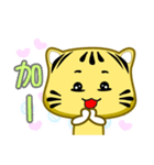 Cute striped cat. CAT140（個別スタンプ：20）