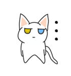 Khao Manee, odd eye thailand cute cat（個別スタンプ：22）