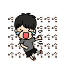 Laughing bear boy（個別スタンプ：21）